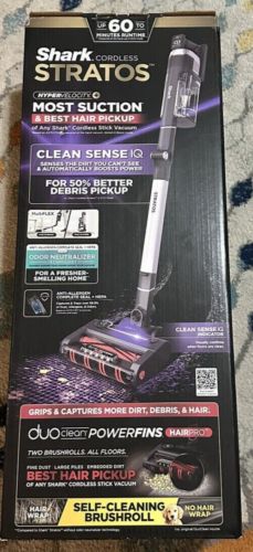 Shark Stratos Cordless Vacuum with Clean Sense IQ IZ862H DuoClean