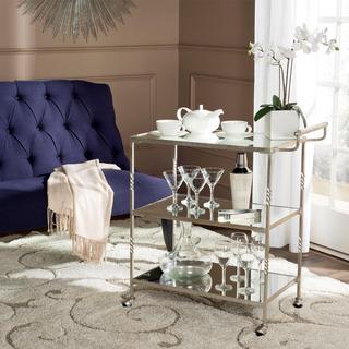 Rectangular Three Tier Bar Cart