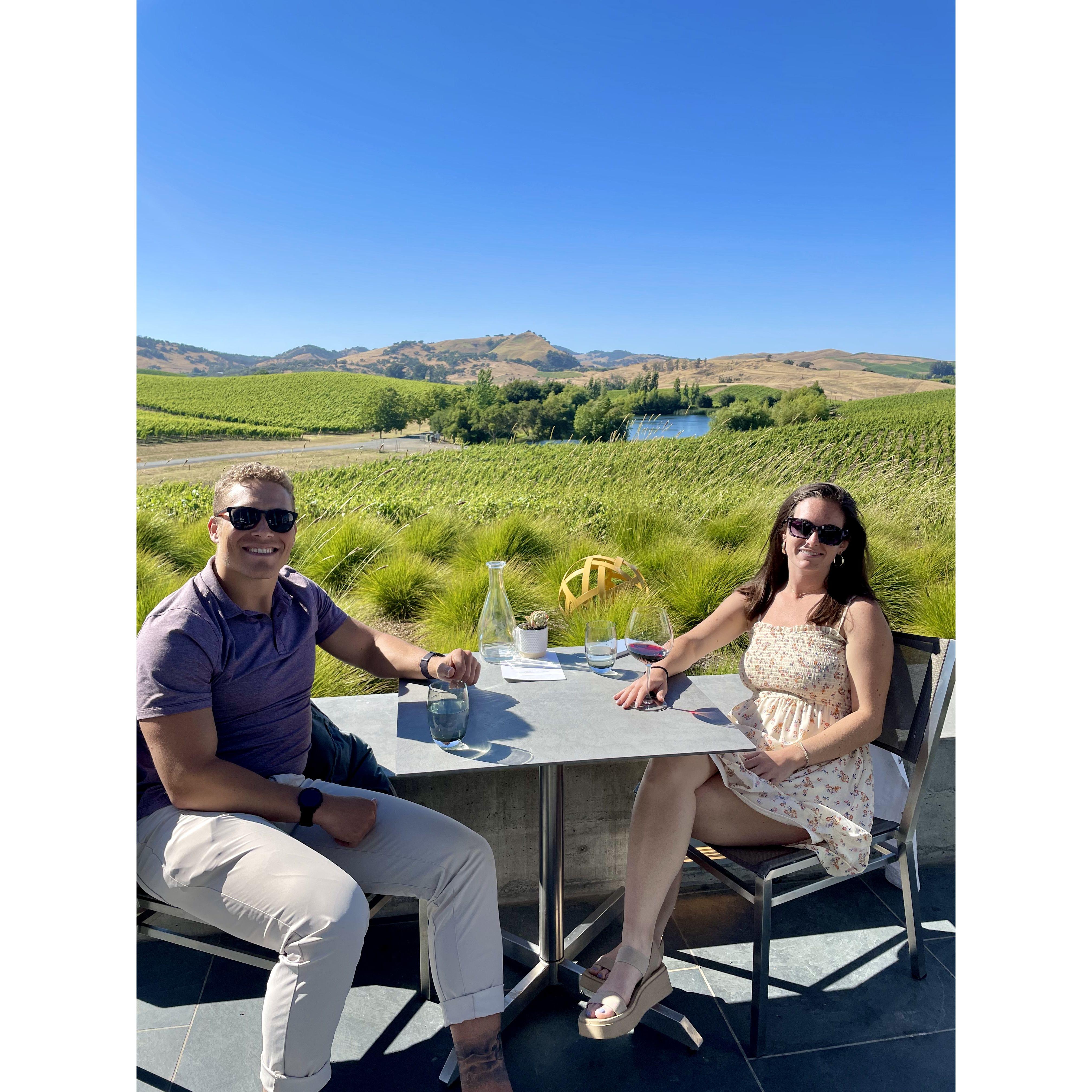 Wine tasting in Napa
