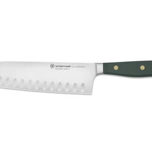 WÜSTHOF Classic 7" Hollow Edge Santoku, Fresh Rosemary