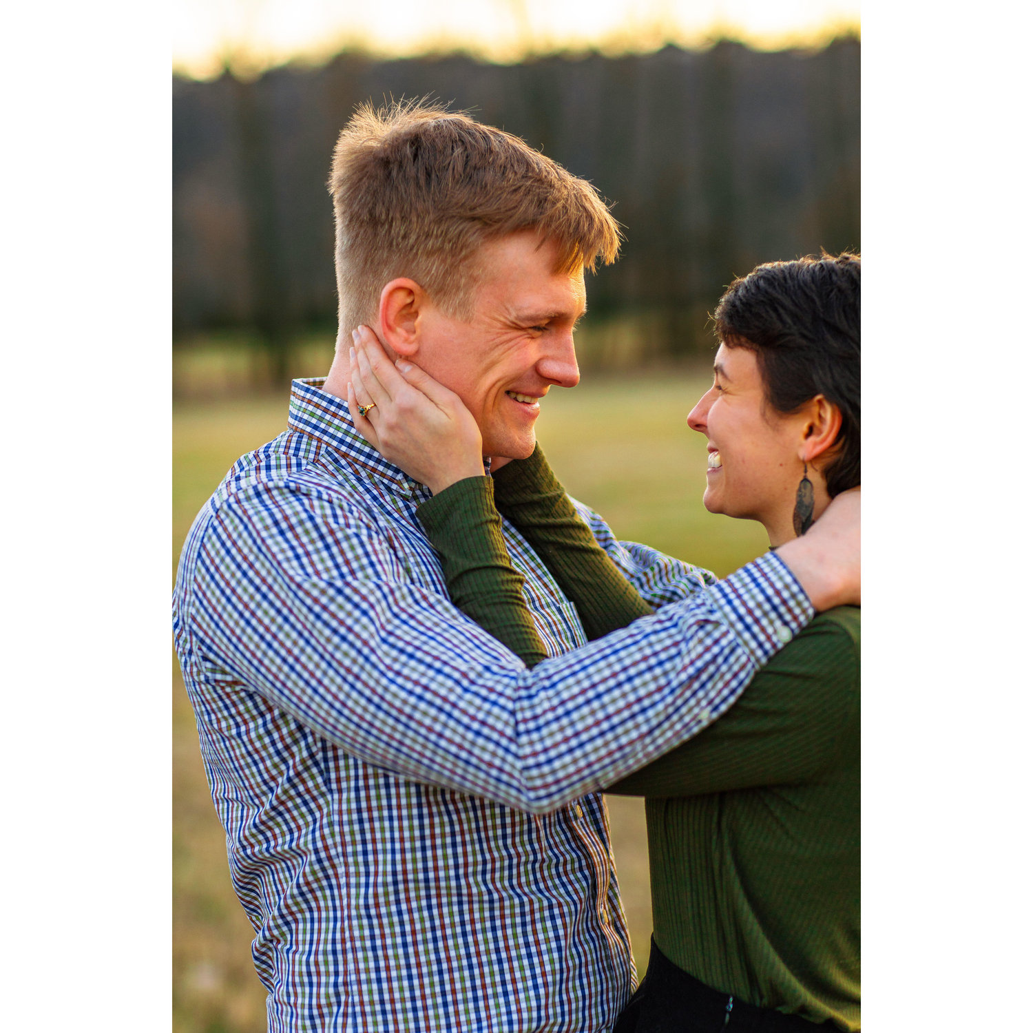 From our engagement photo shoot in February  (Lauren's favorite picture of Ian)