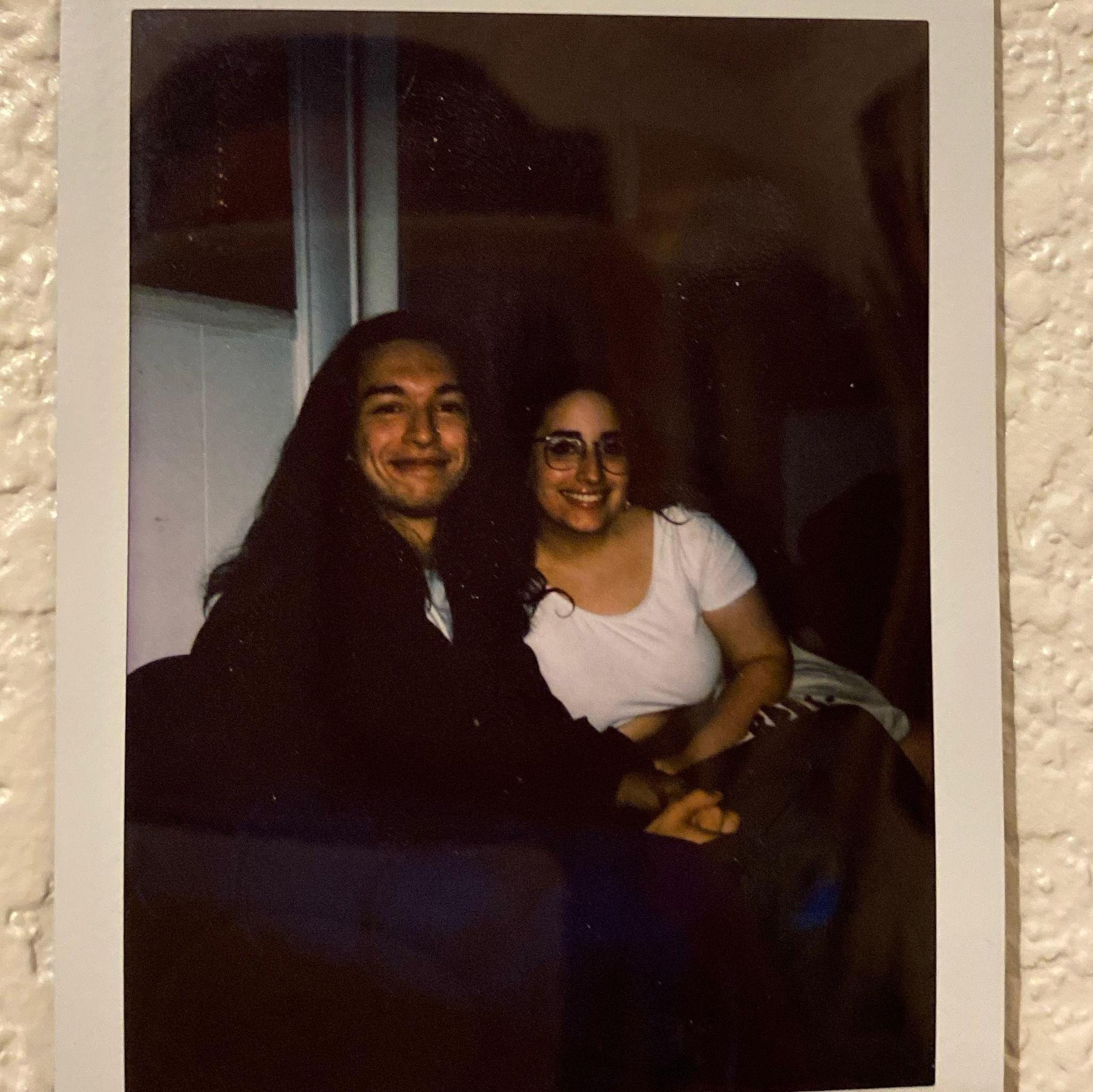 The first photo we ever took together! My 23rd birthday and our 5th date!