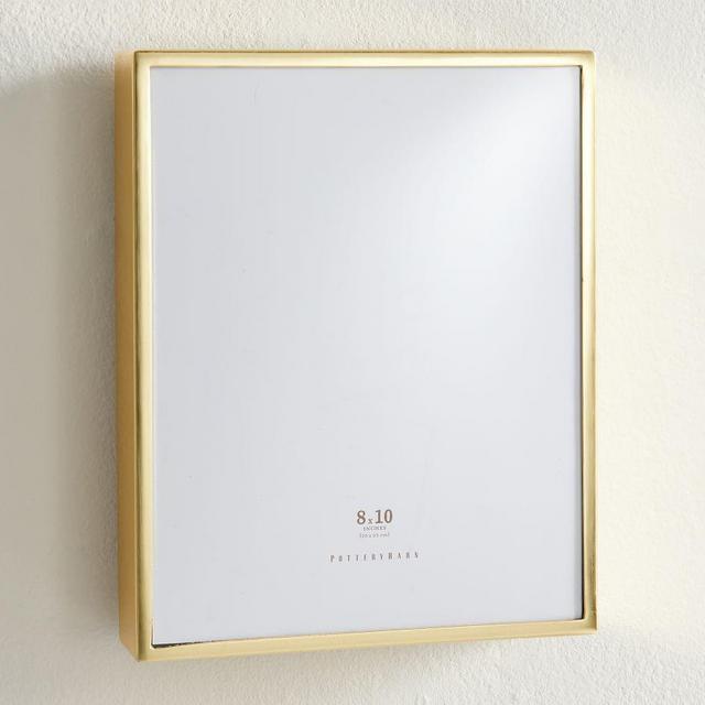 Hagen Picture Frame, Brass, 8" x 10"