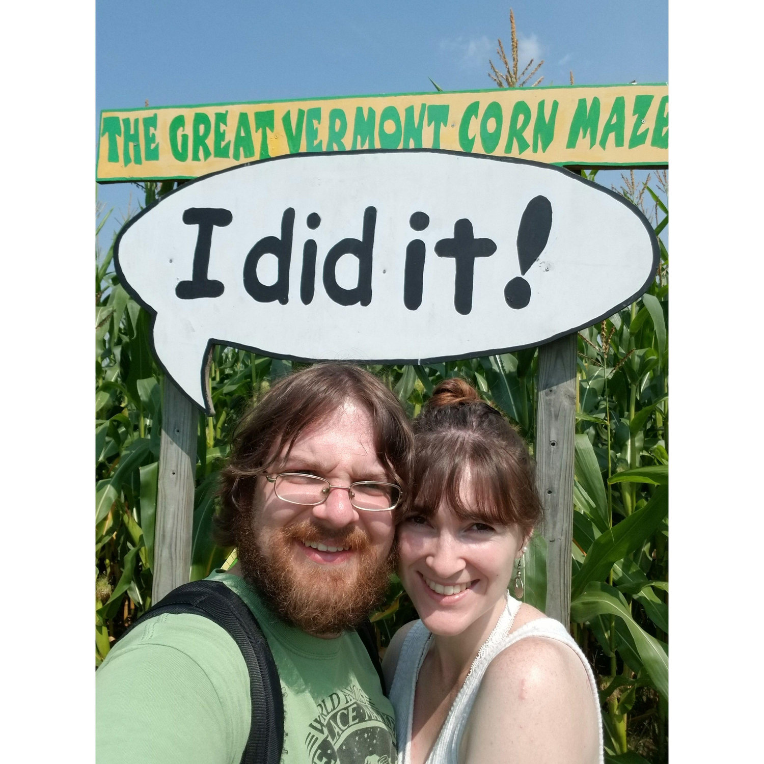 Great VT Corn Maze, August 2021