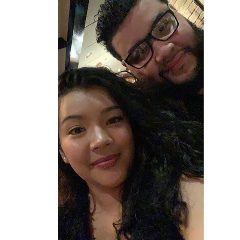 The first time we went out with his family.