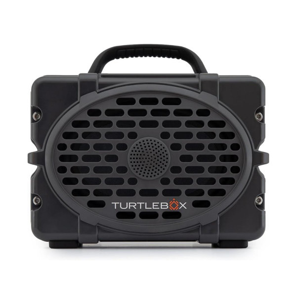 Turtlebox Original Gen 3: Portable Outdoor Bluetooth Speaker – Ultra-Loud (120dB), Waterproof (IP67), Rugged, Impact-Resistant, 3-Day Battery | Party Mode: Unlimited Pairing for Stereo Sound, Gray
