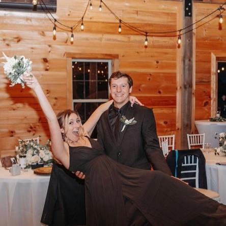 Congrats to our friends Arianna and Brandon! Special thanks to Arianna for that bouquet!