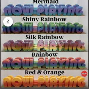 Now Playing Vinyl Stand (Red & Orange) - Etsy
