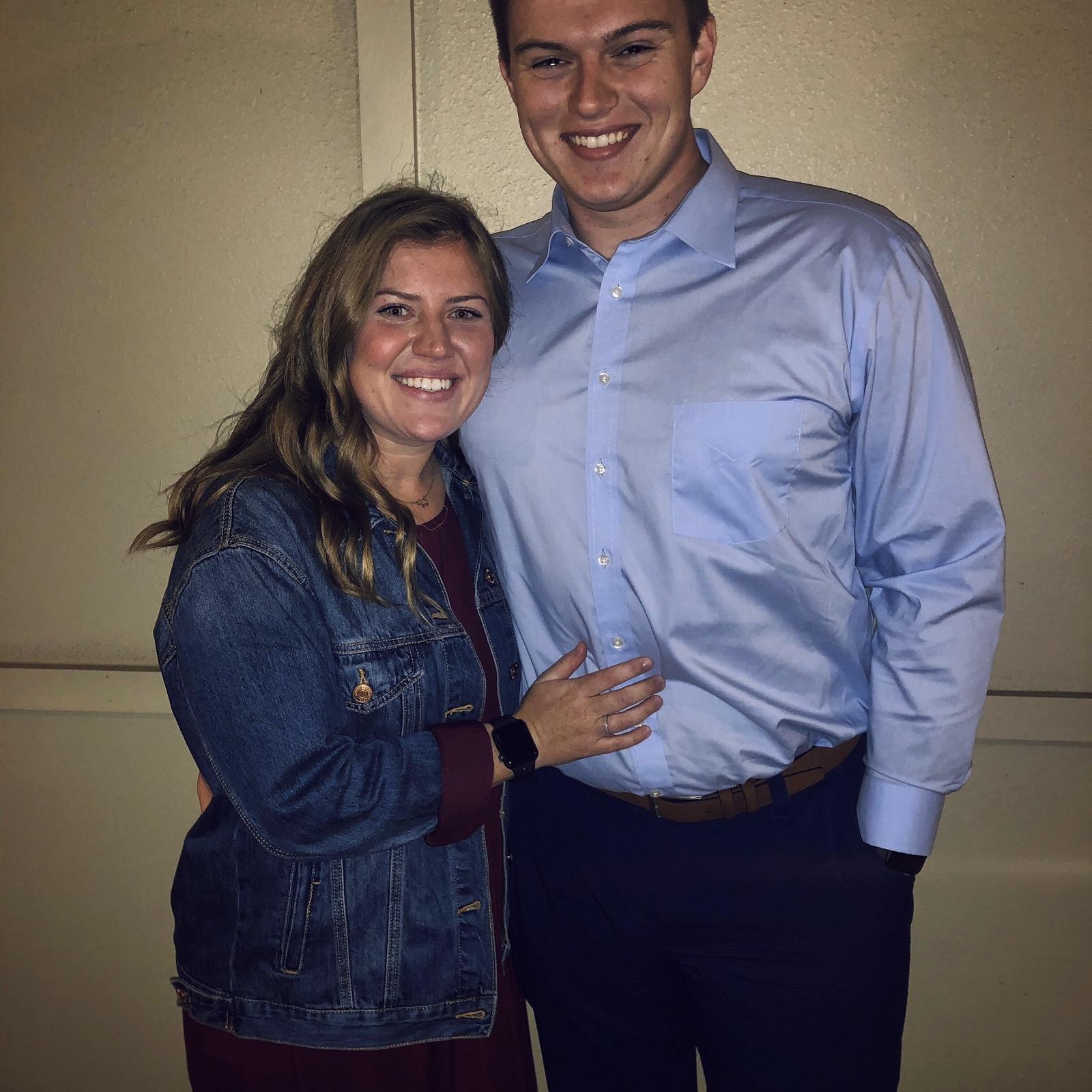 John and Alye's first photo together!