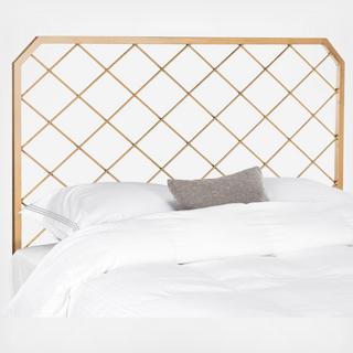 Stitch Gold Metal Mesh Headboard