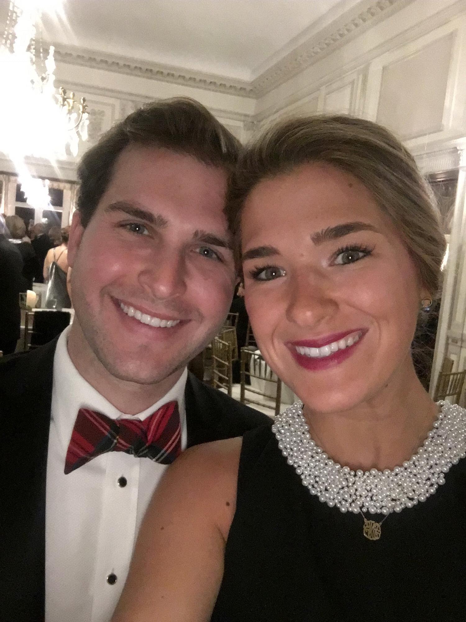 All dolled up for the Governors Ball at Salve Regina in Newport, RI