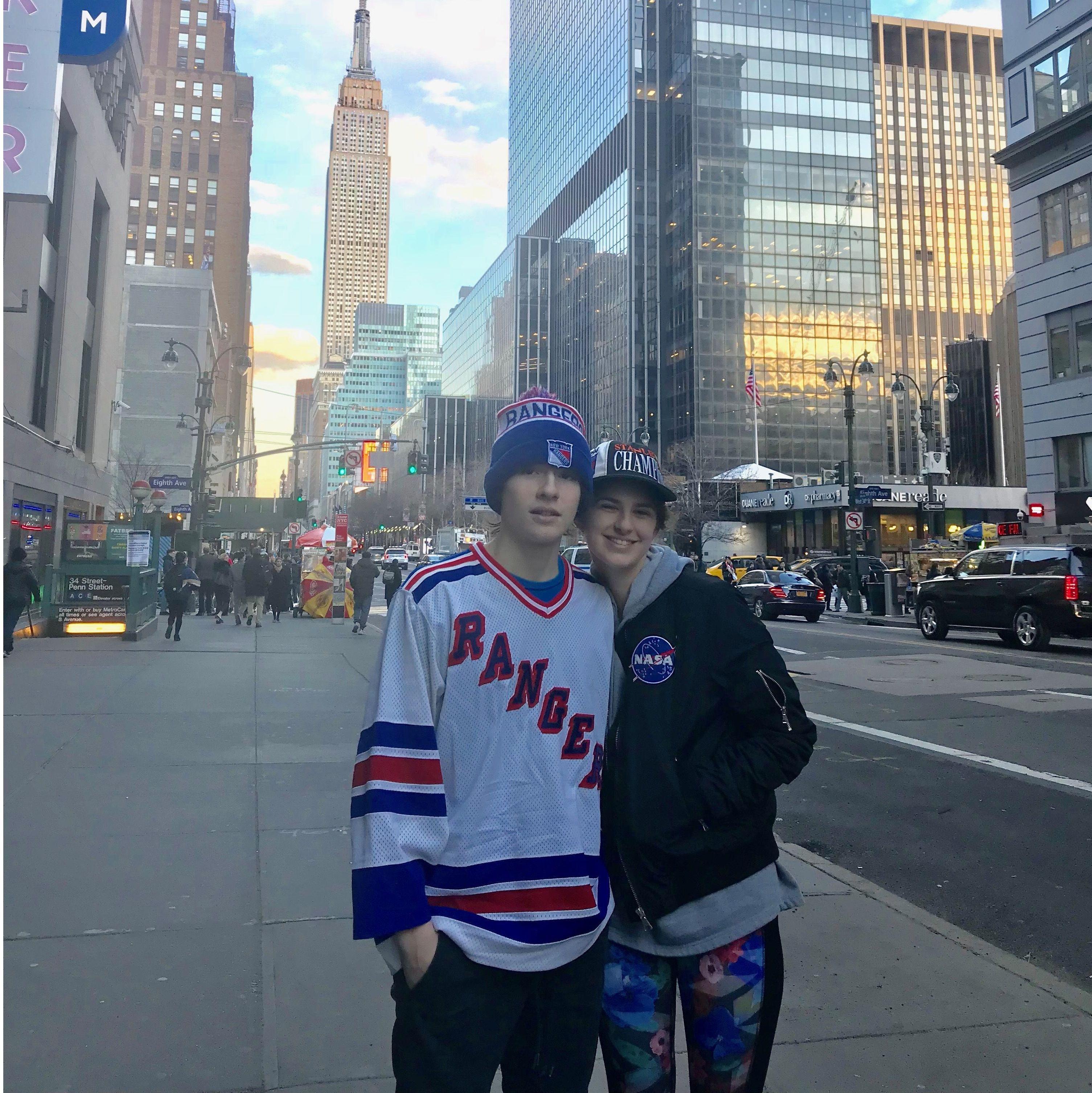 First rangers game together