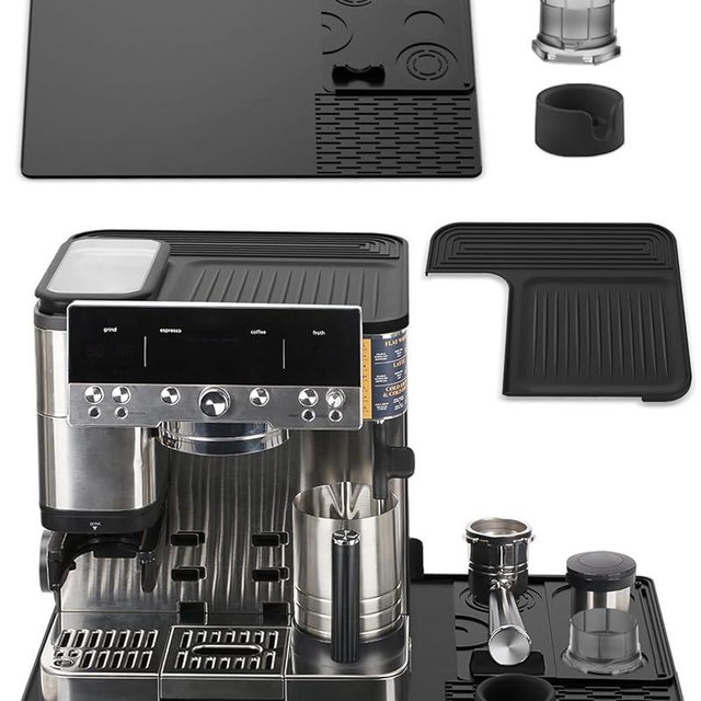 Accessories Kit for Ninja Luxe Cafe Pro Coffee Machine ES601 & ES701– Includes Top Mat + 23"X15" Counter Mat with Drip Pad + Portafilter Funnel + Tamping – All in One