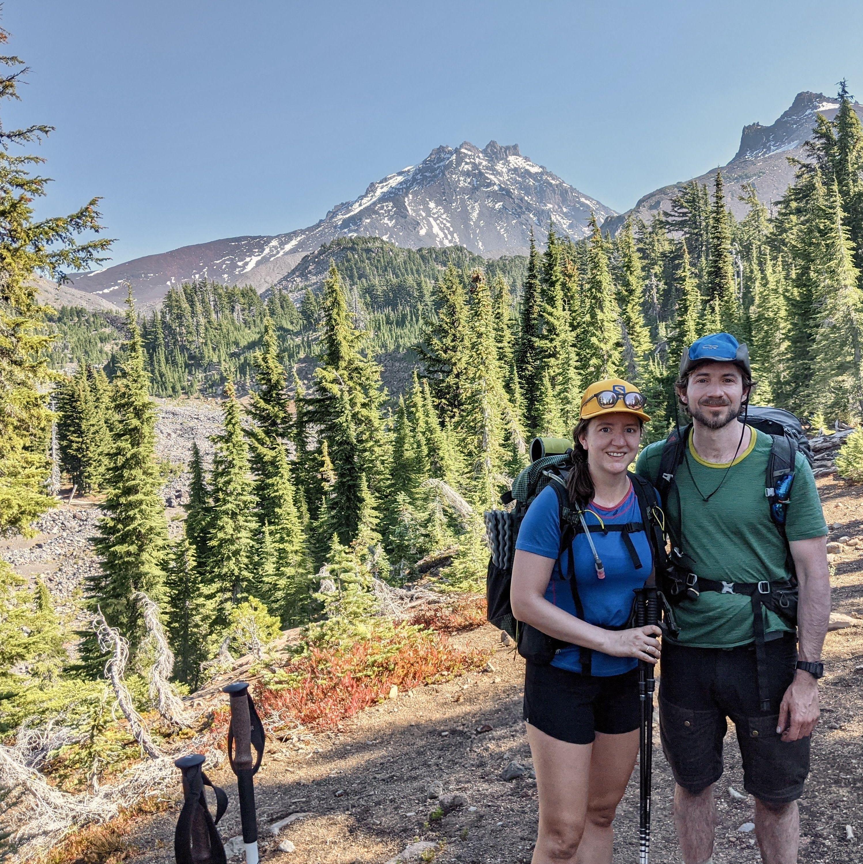 Hiking the Sisters Traverse on Zack's birthday, Sisters, OR 9/21