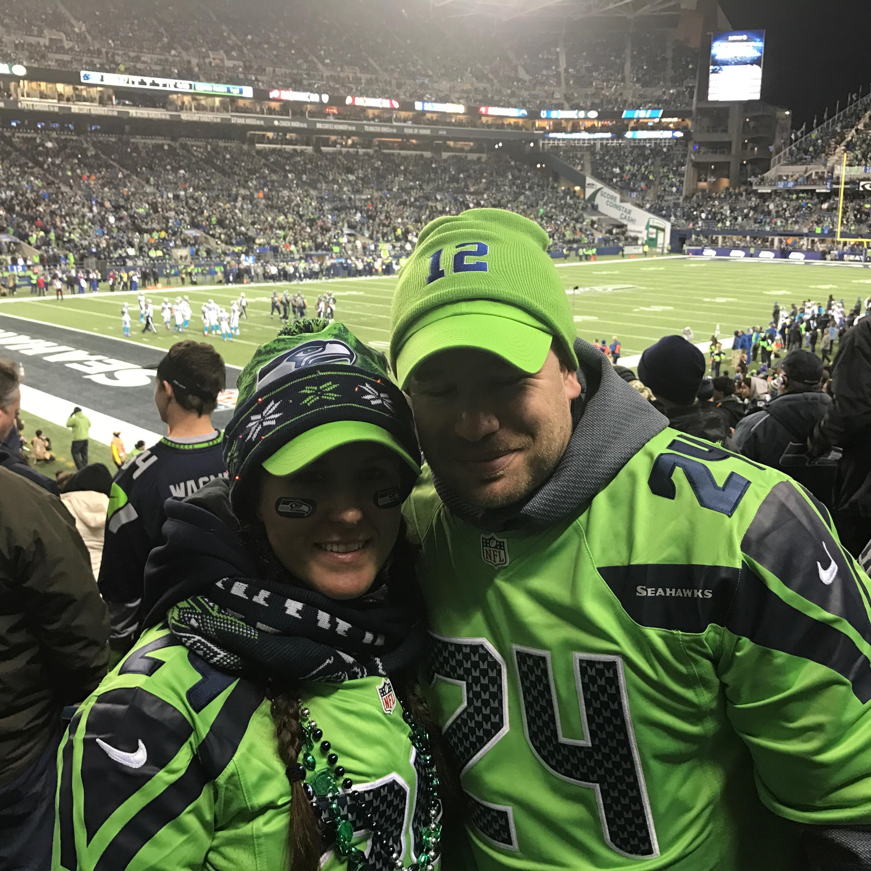 First Seahawks game, December 2016