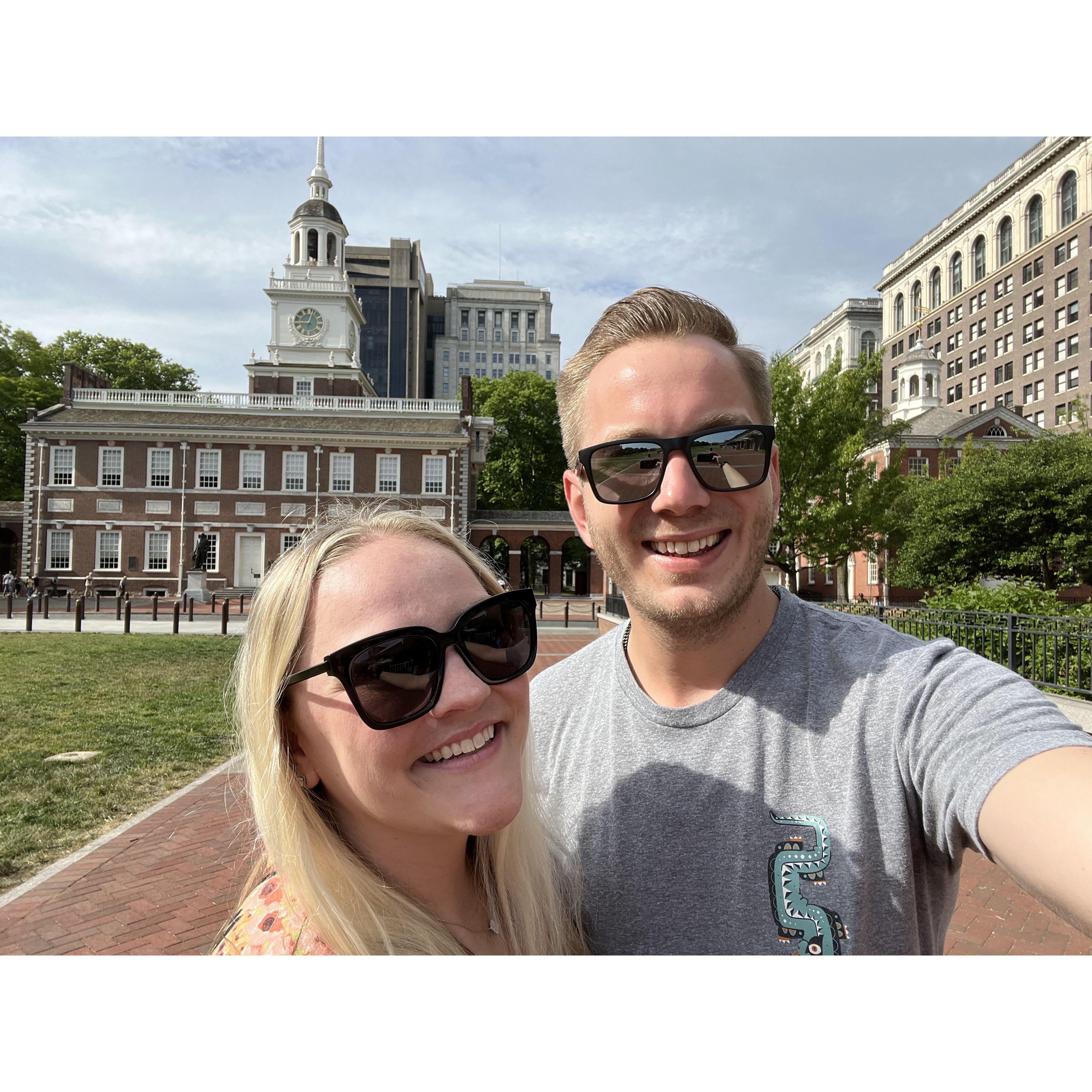 Playing tourist in Philadelphia...May 2023