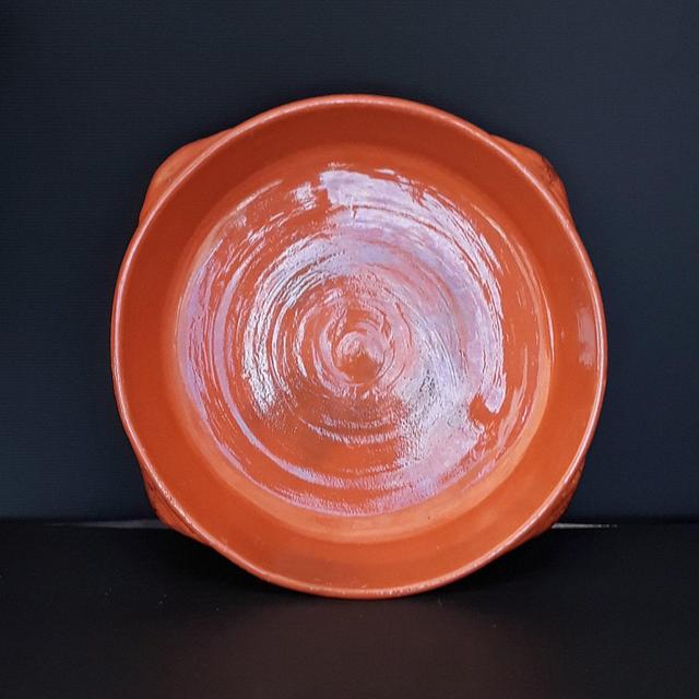 Rare Extra large Late 19th century Terracotta cooking pan Italian Antiques Very worn Collectible Antique vases Antique clay crockery