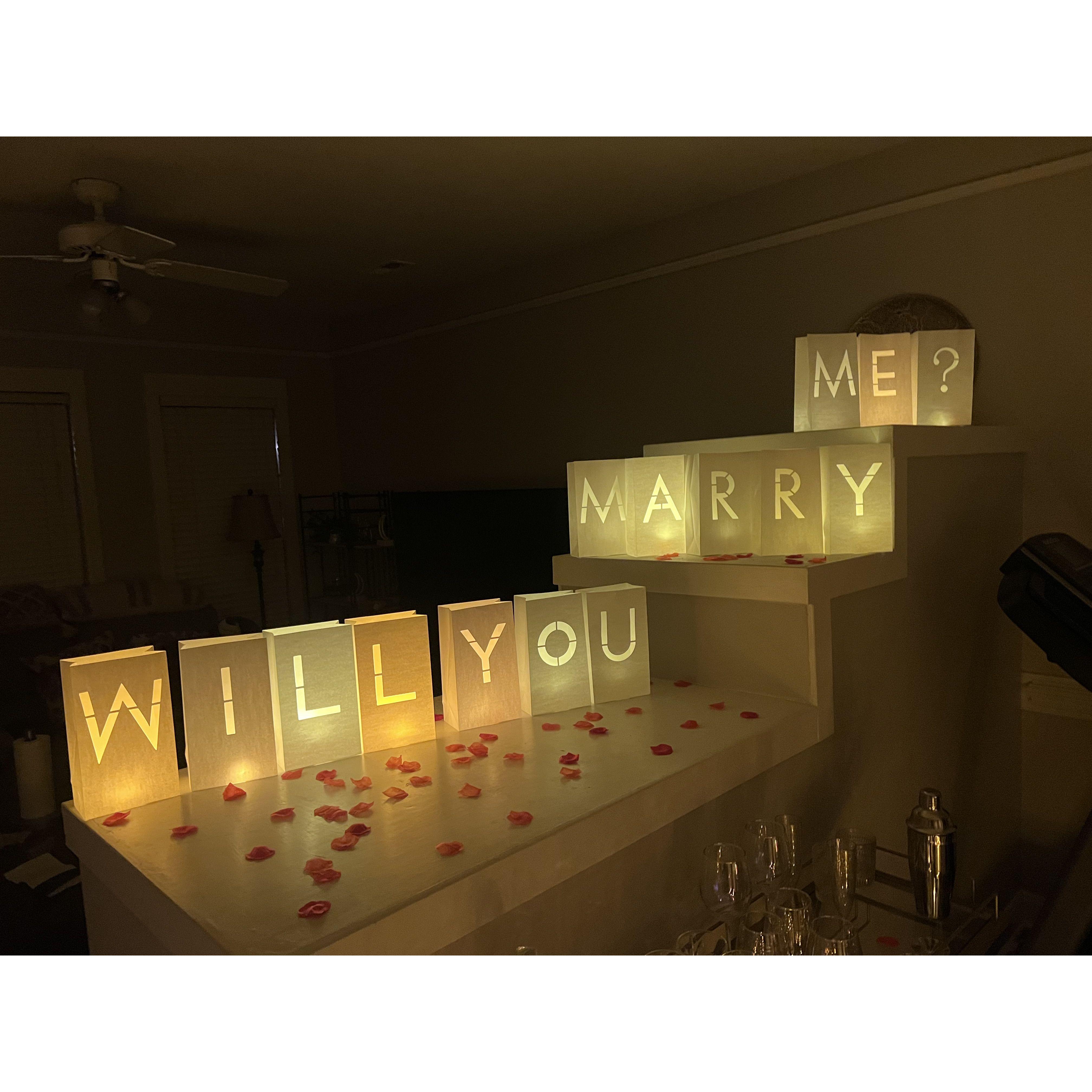 She said 'yes'