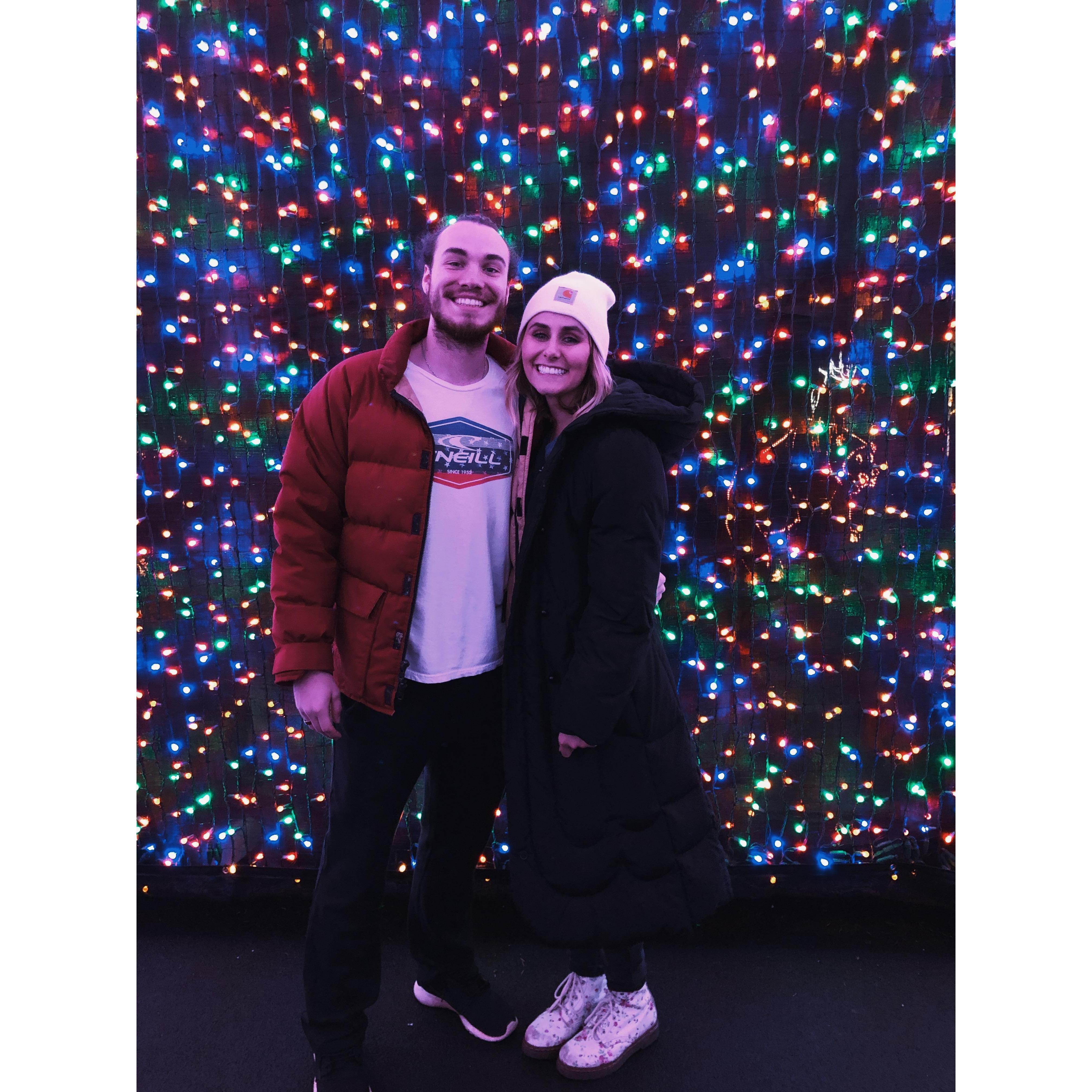 Oregon Zoo lights date ending with McDonald's fries