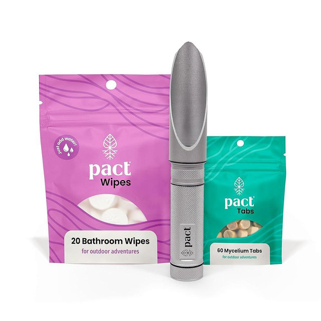 PACT Ultra Lite Bathroom Kit - Bathroom Kit for Trail Running, Mountain Biking, Hiking and Bikepacking - Ultralight Outdoor Gear