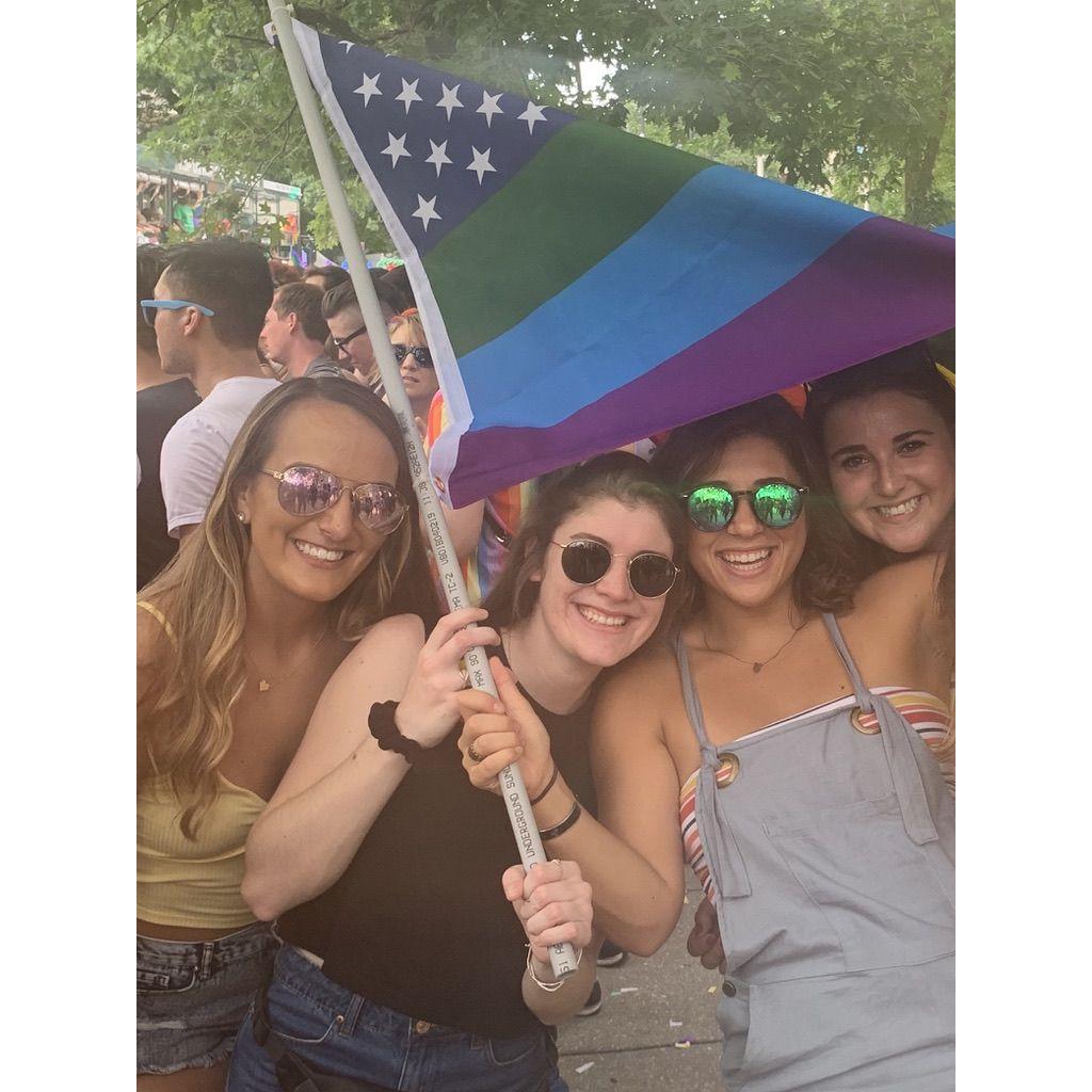 We shared many memories together as friends over the years, like our trip in 2019 to D.C. Pride.