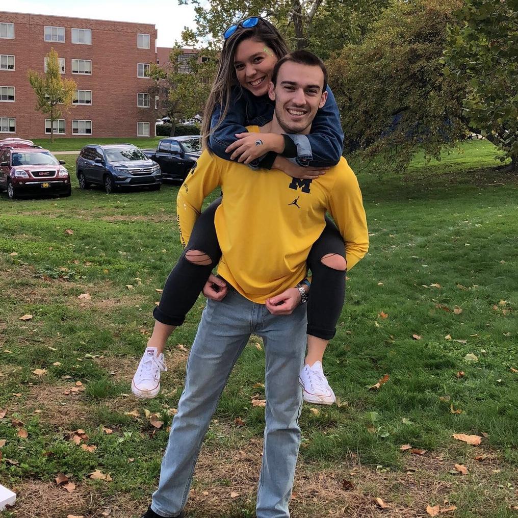 Sharing our intense rivalry at the MSU v UofM game in October of 2018.