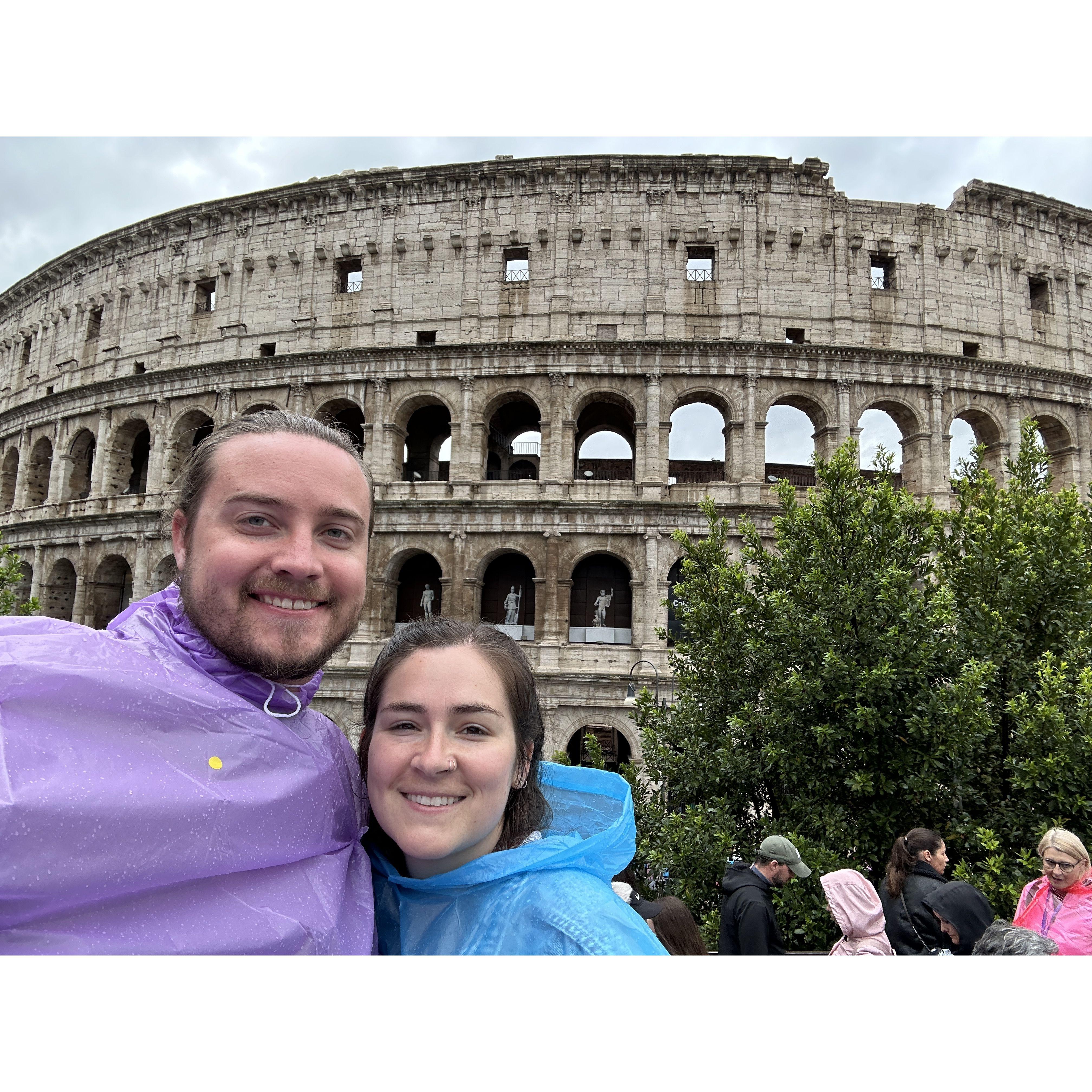 Rainy in Rome