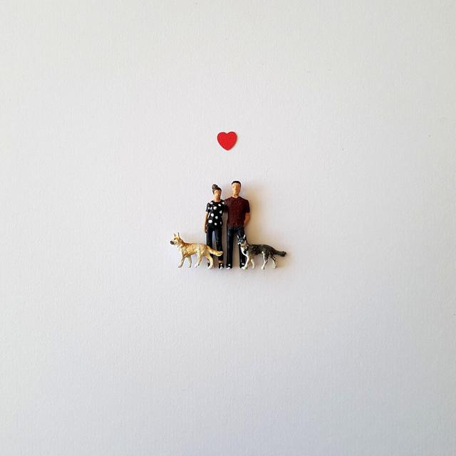 Personalised miniature couple family...