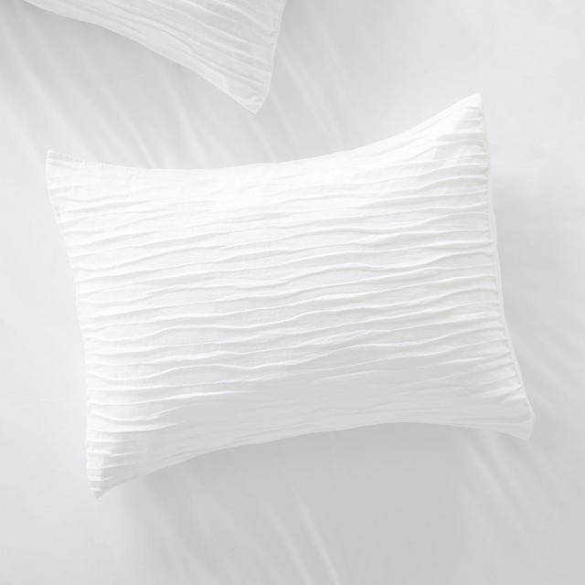 Belamy Standard White Pleated Sham