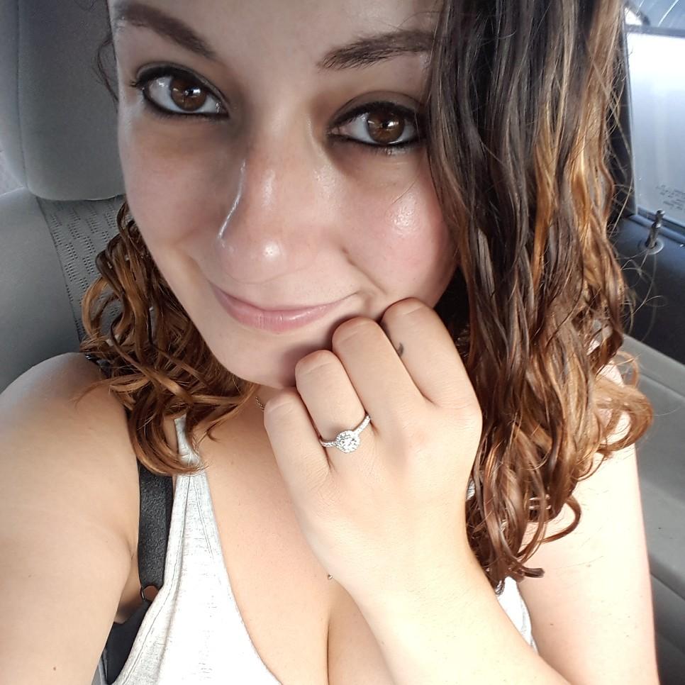 The gorgeous ring Dennis proposed to Kristen with being shown off