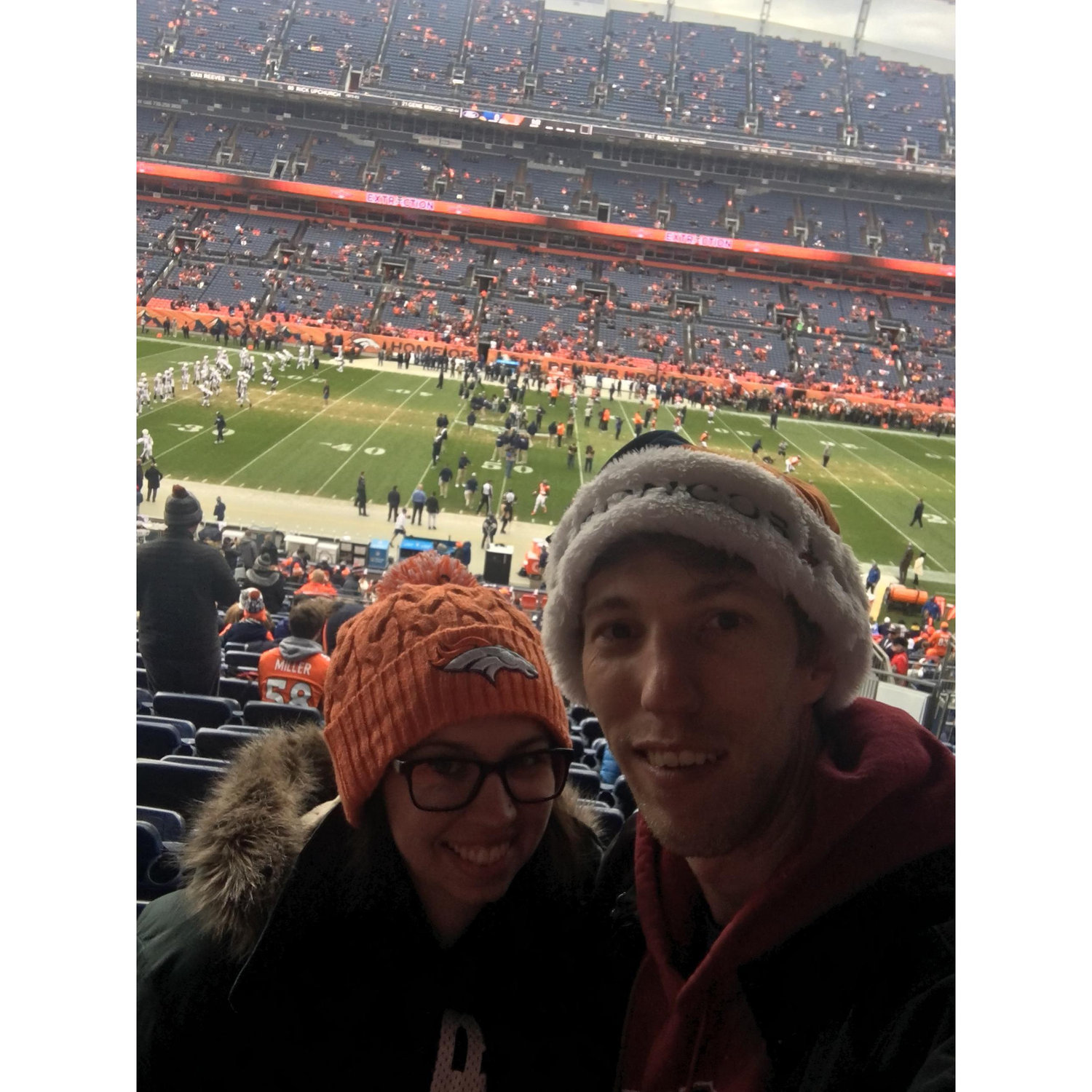 First time at Mile High Stadium!!