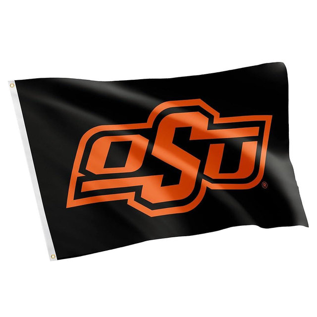 Desert Cactus Oklahoma State University OSU Flag - 3 x 5 Feet Cowboys Banner, Indoor/Outdoor Durable Fabric, 100% Polyester Design (Style 3)