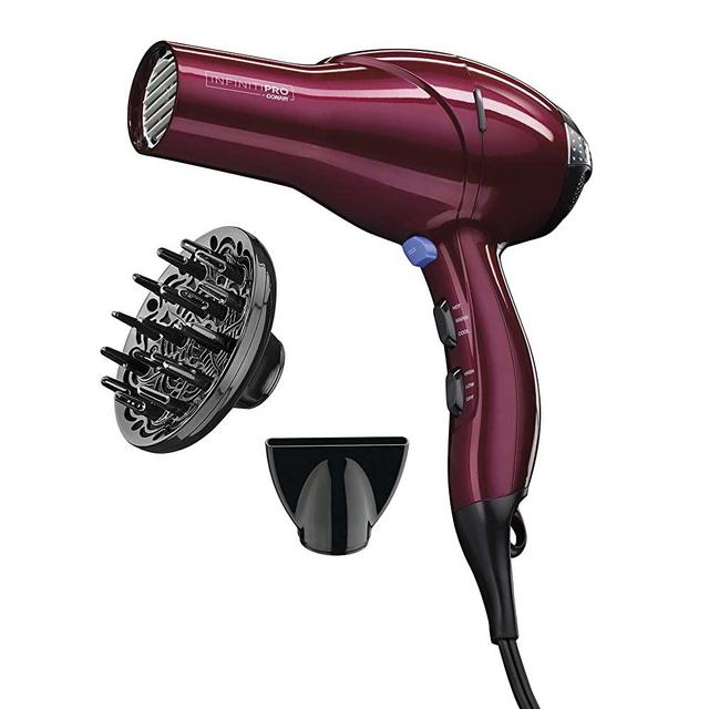 INFINITIPRO BY CONAIR 1875 Watt Salon Performance AC Motor Styling Tool/Hair Dryer; Burgundy