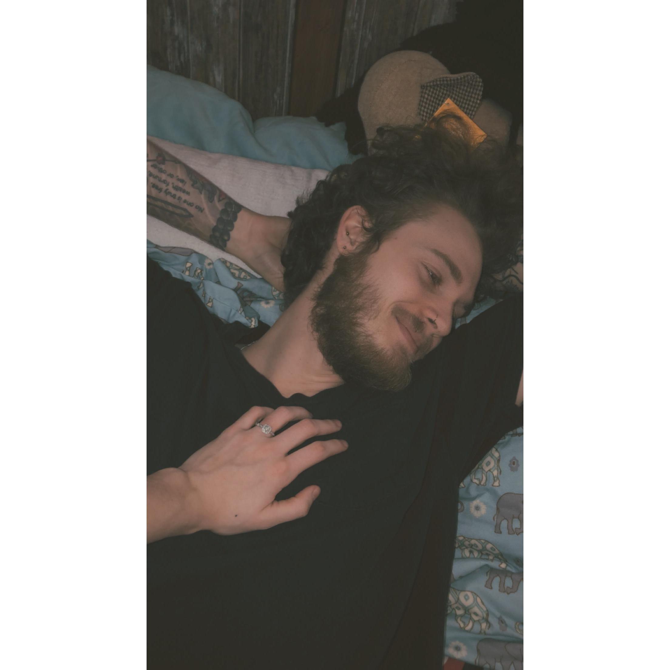 The night we got engaged