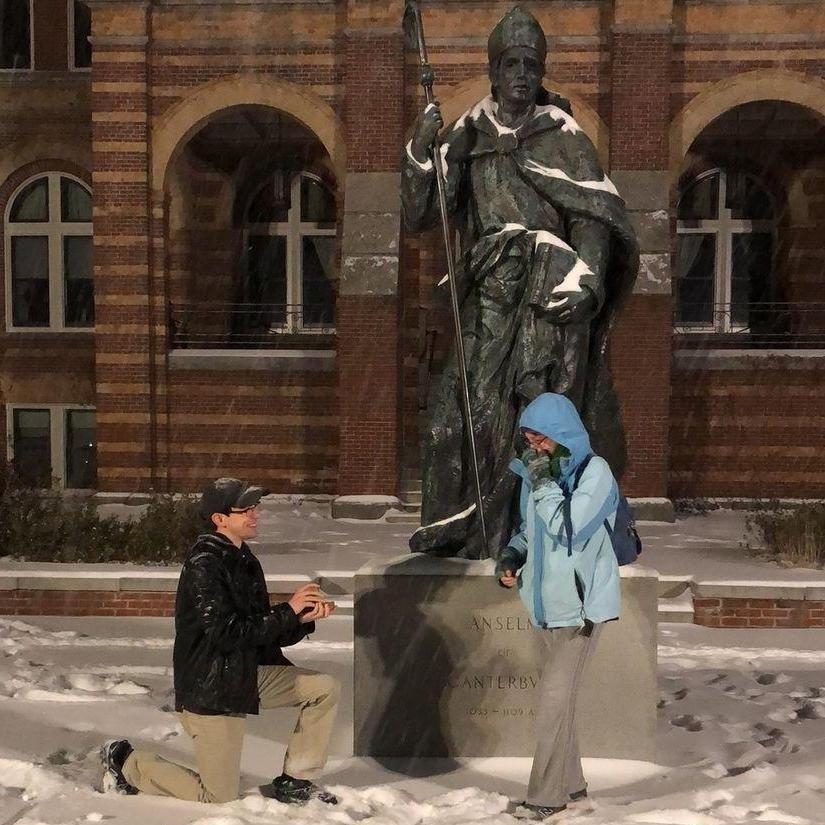 Connor proposed in January