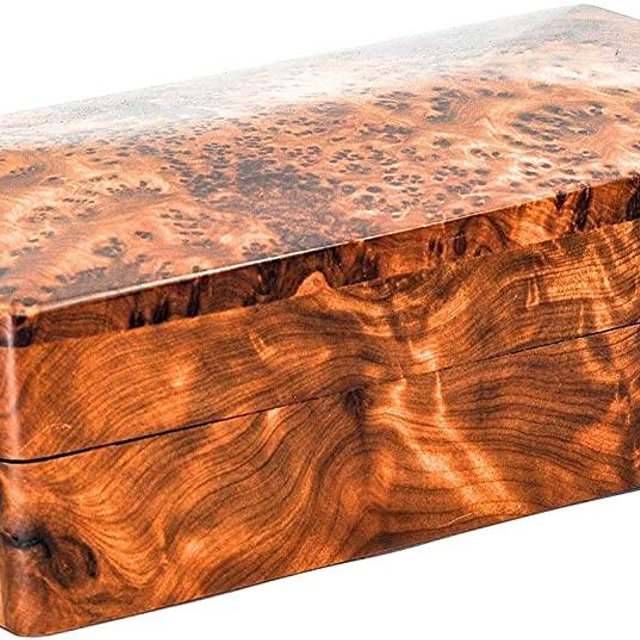 Bazaardi Hand Carved Wooden Multipurpose Keepsake Jewelry Decorative Art Box Storage Organizer ( Large wood Box ,Antique ) (Medium)