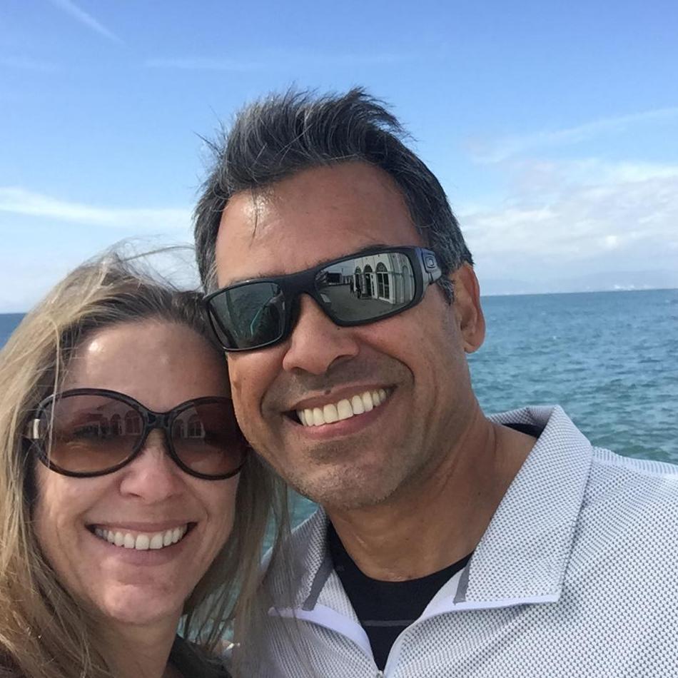 Our second date, and right after our first kiss, Manhattan Beach Pier