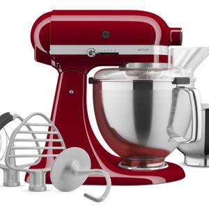 KitchenAid Artisan Tilt-Head Stand Mixer with Pouring Shield, 5-Quart, Empire Red
