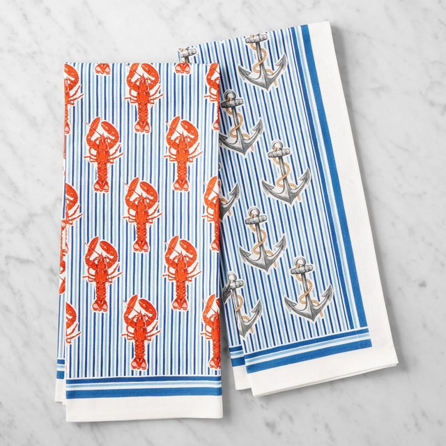 Nantucket Tea Towels, Set of 2