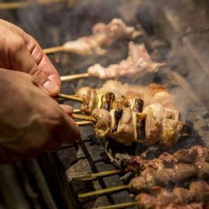 Late night yakitori in Tokyo