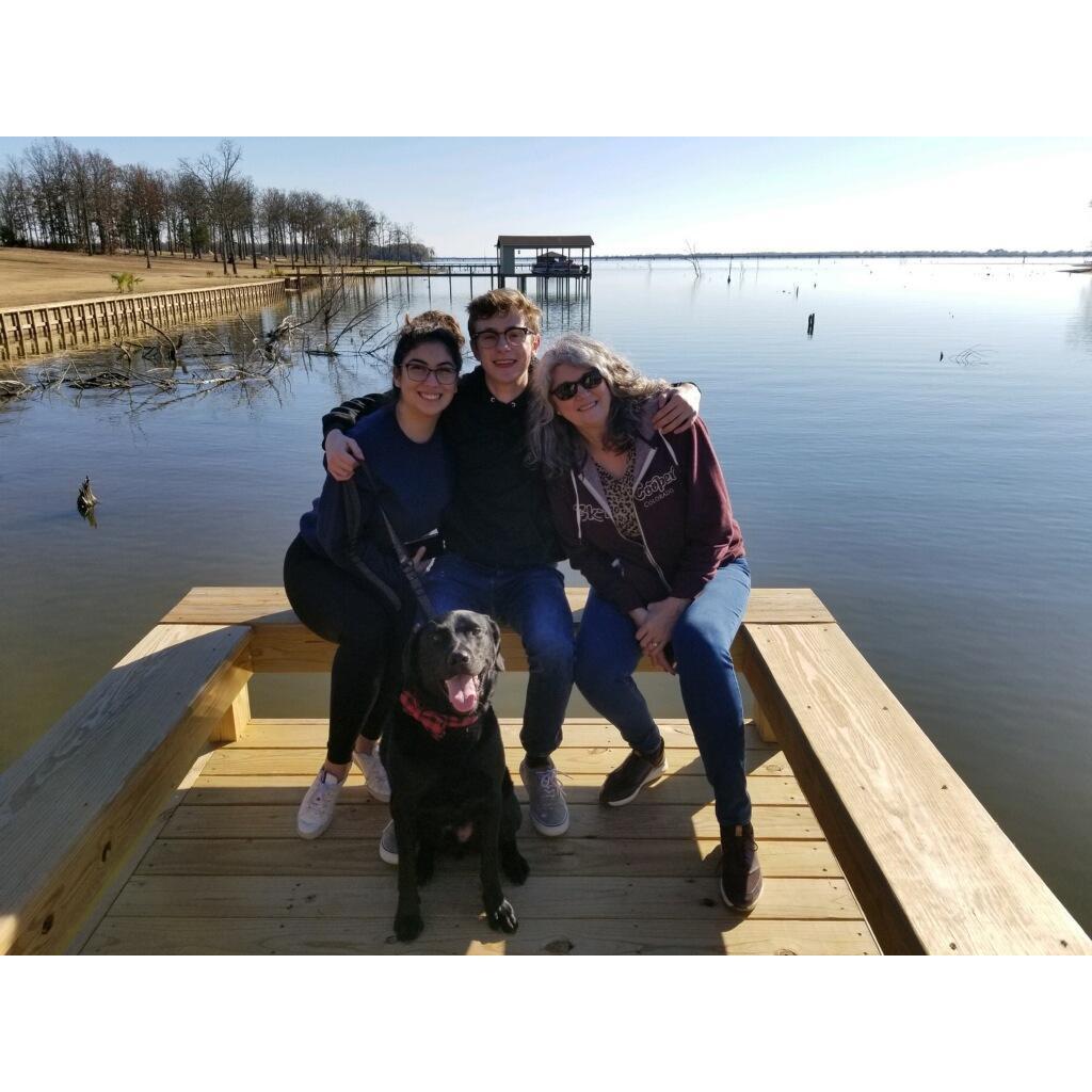 First picture at the lake house - Yantis, TX