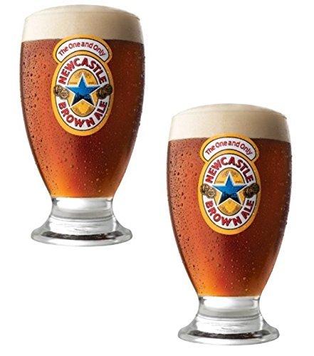 Newcastle Geordie Schooner Glass | New Set of 2 Glasses