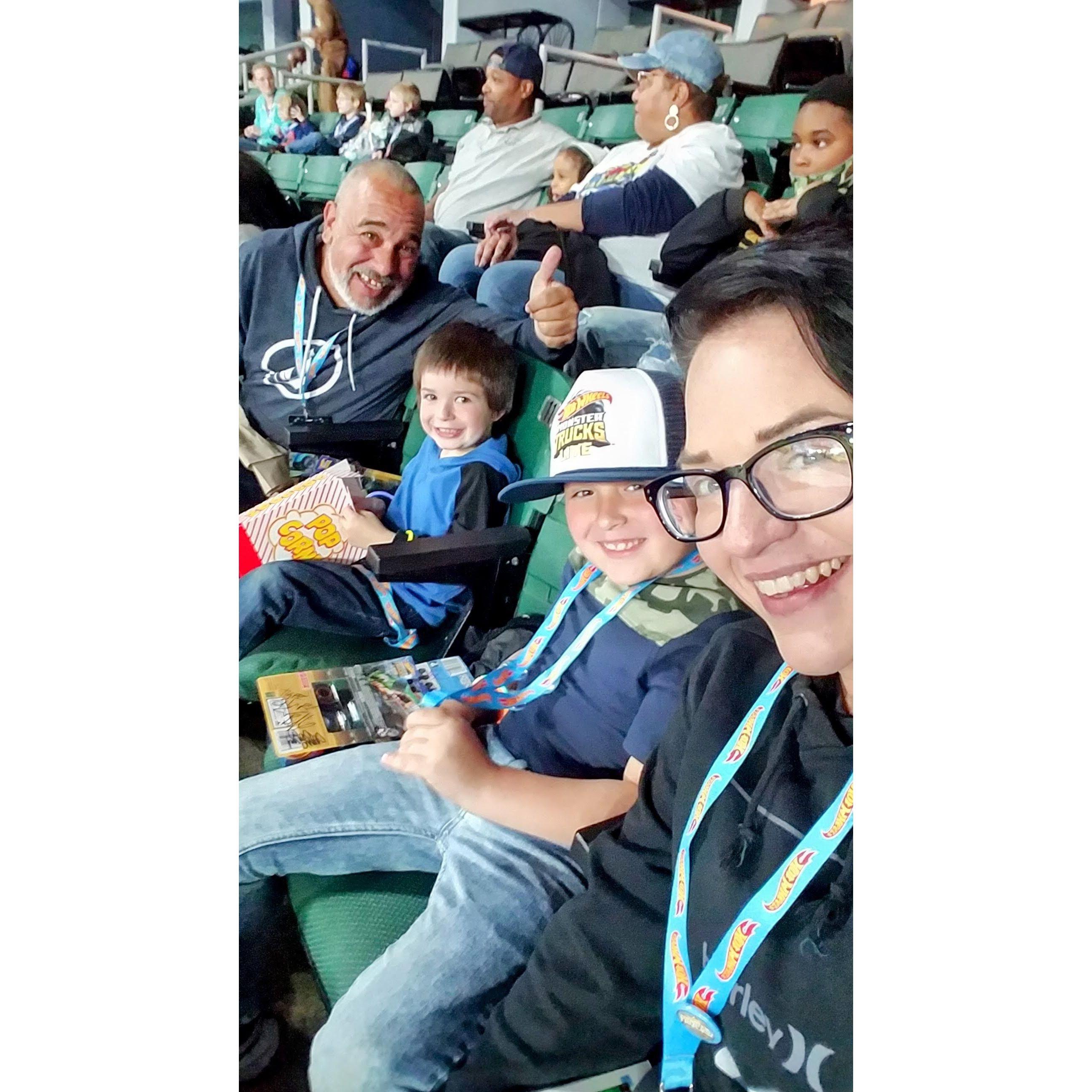 Monster Trucks with the kids 2022