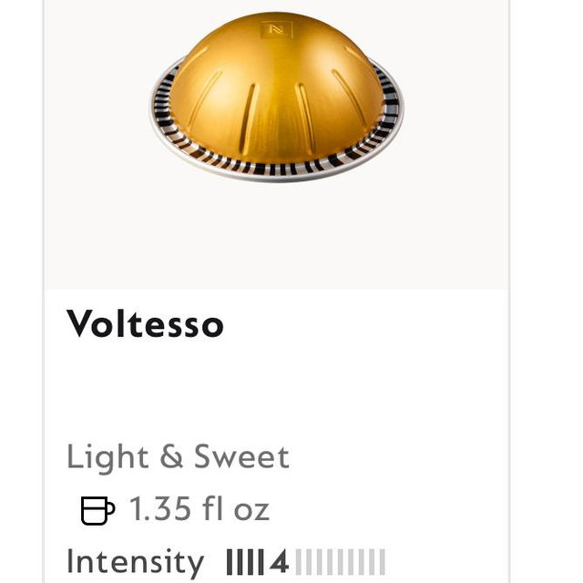 Voltesso Nespresso Pods