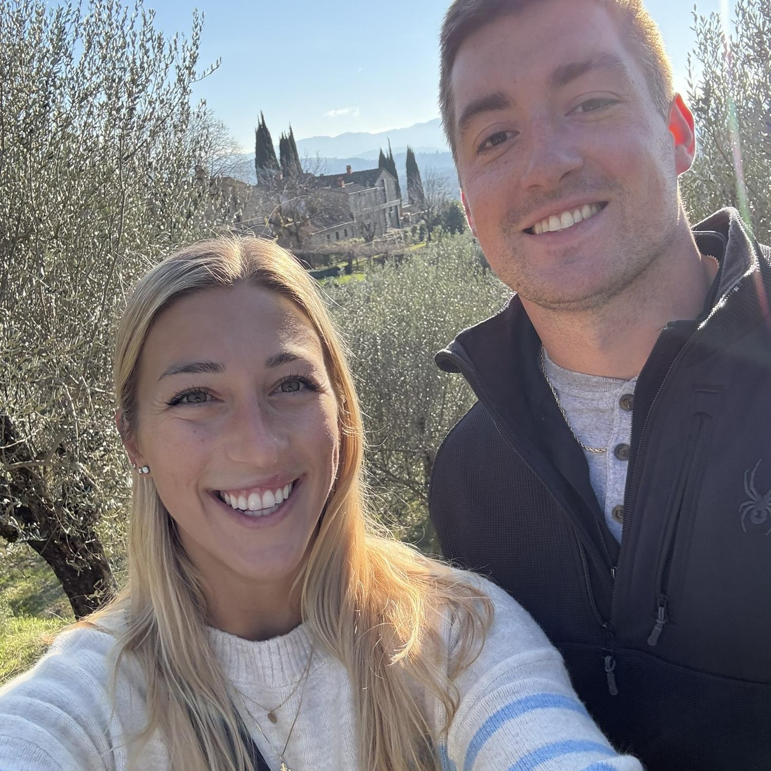 Visiting our amazing wedding venue