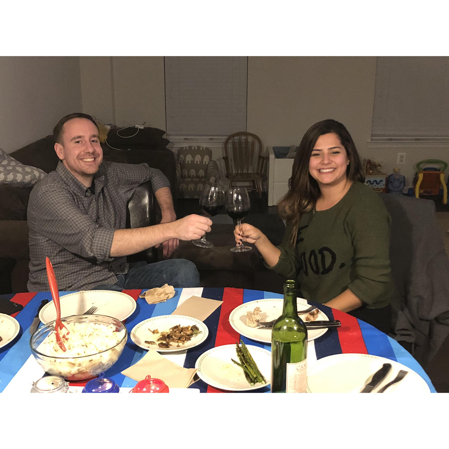 Thanksgiving visiting Ann & Danny in Virginia, 2018