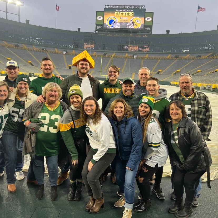 Less than a month after we made it official, I got to meet the entire family at Thanksgiving!