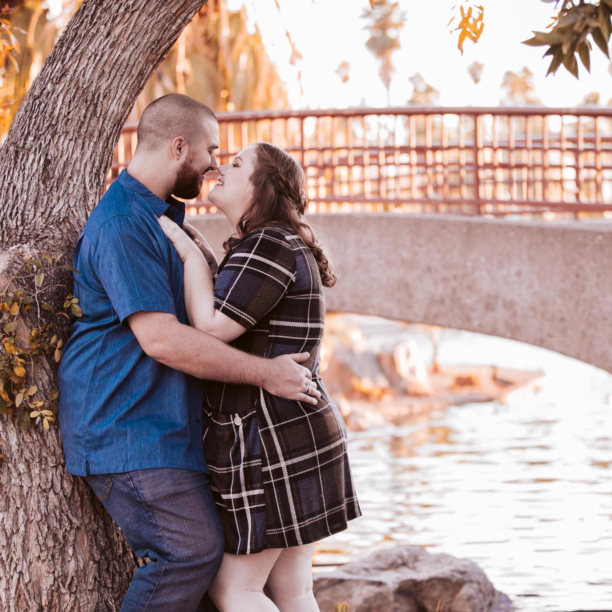 One of our favorite photos from our engagement photoshoot!