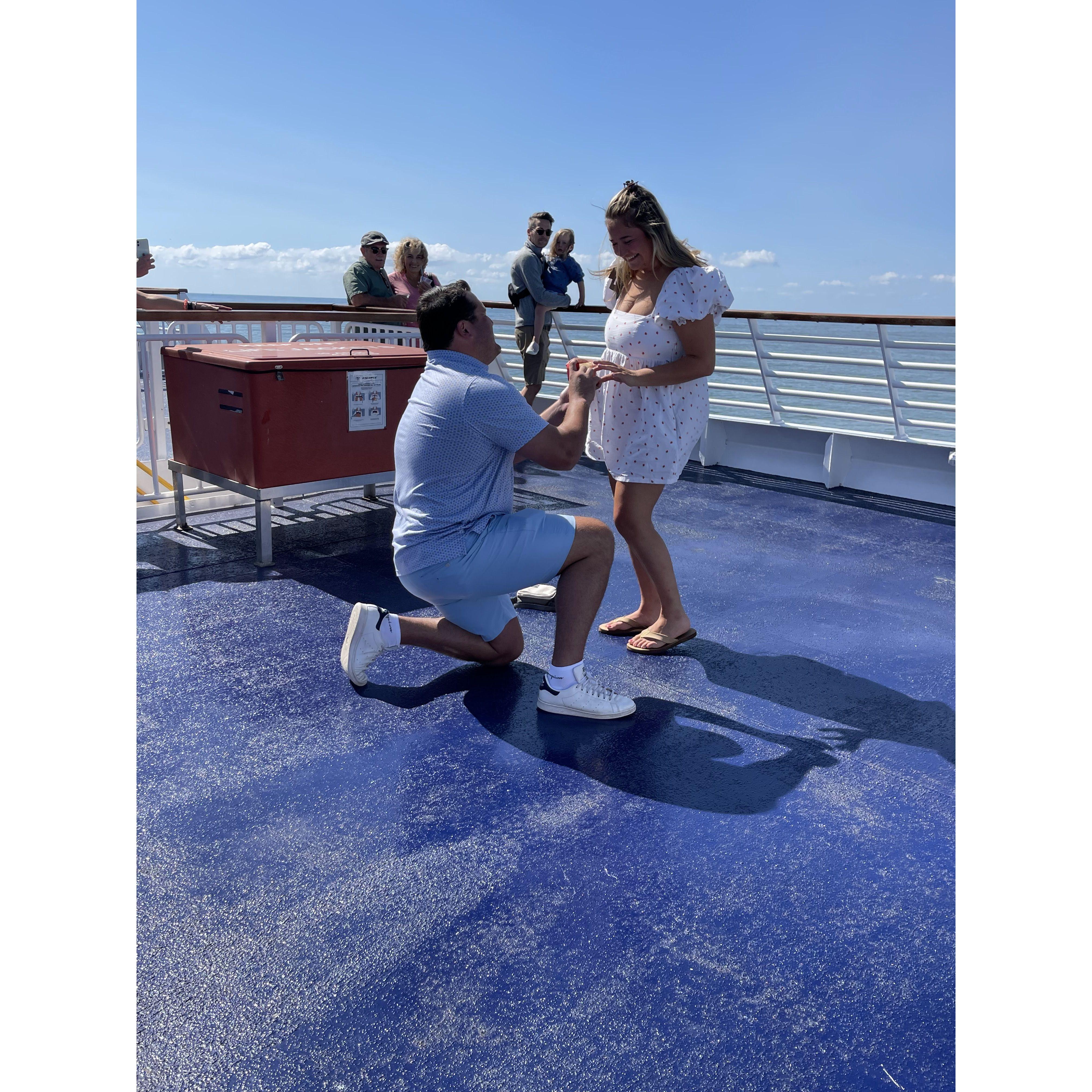 Before I said yes, I said "are you joking?"