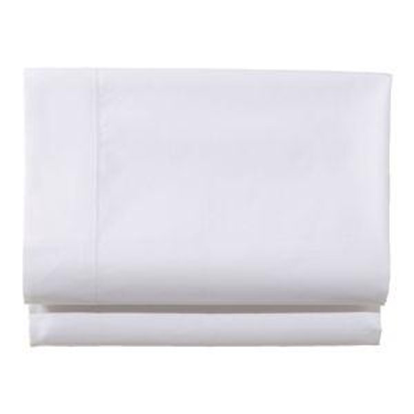 White Full Sheets Pima Cotton Percale Sheet